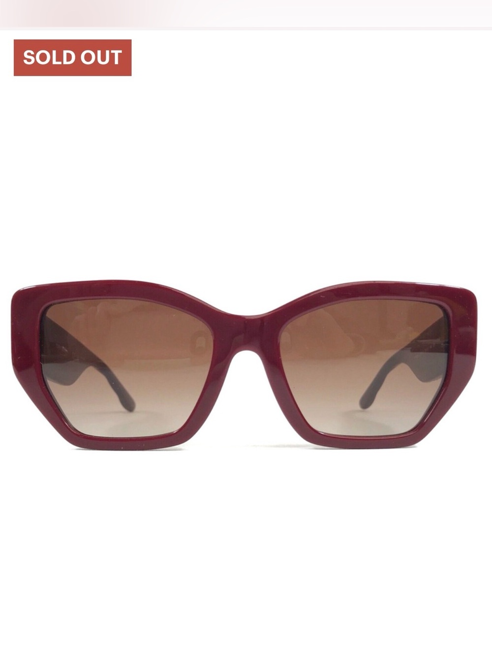 Tory Burch Eyeglasses Frames TY7187U 2018/13 Berry Red w/ Brown Gradient Lenses